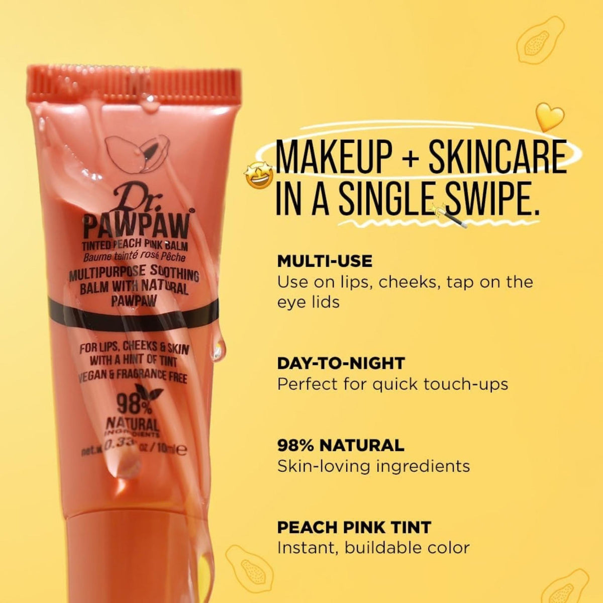 Dr.Pawpaw Tinted Peach Pink Balm - Tinted Balm