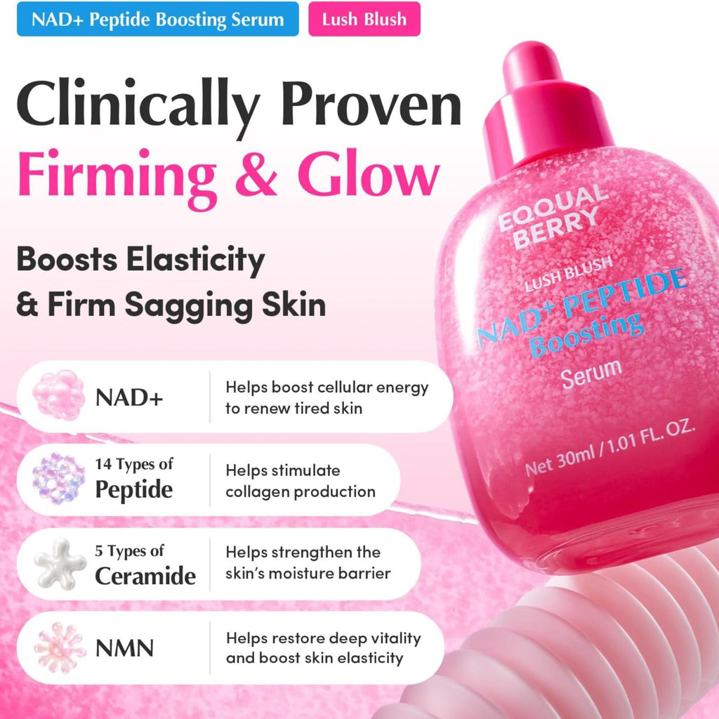 EQQUALBERRY NAD+ Peptide Boosting Serum