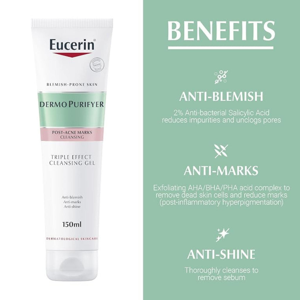 Eucerin Dermo Purifyer Triple Effect Cleansing Gel