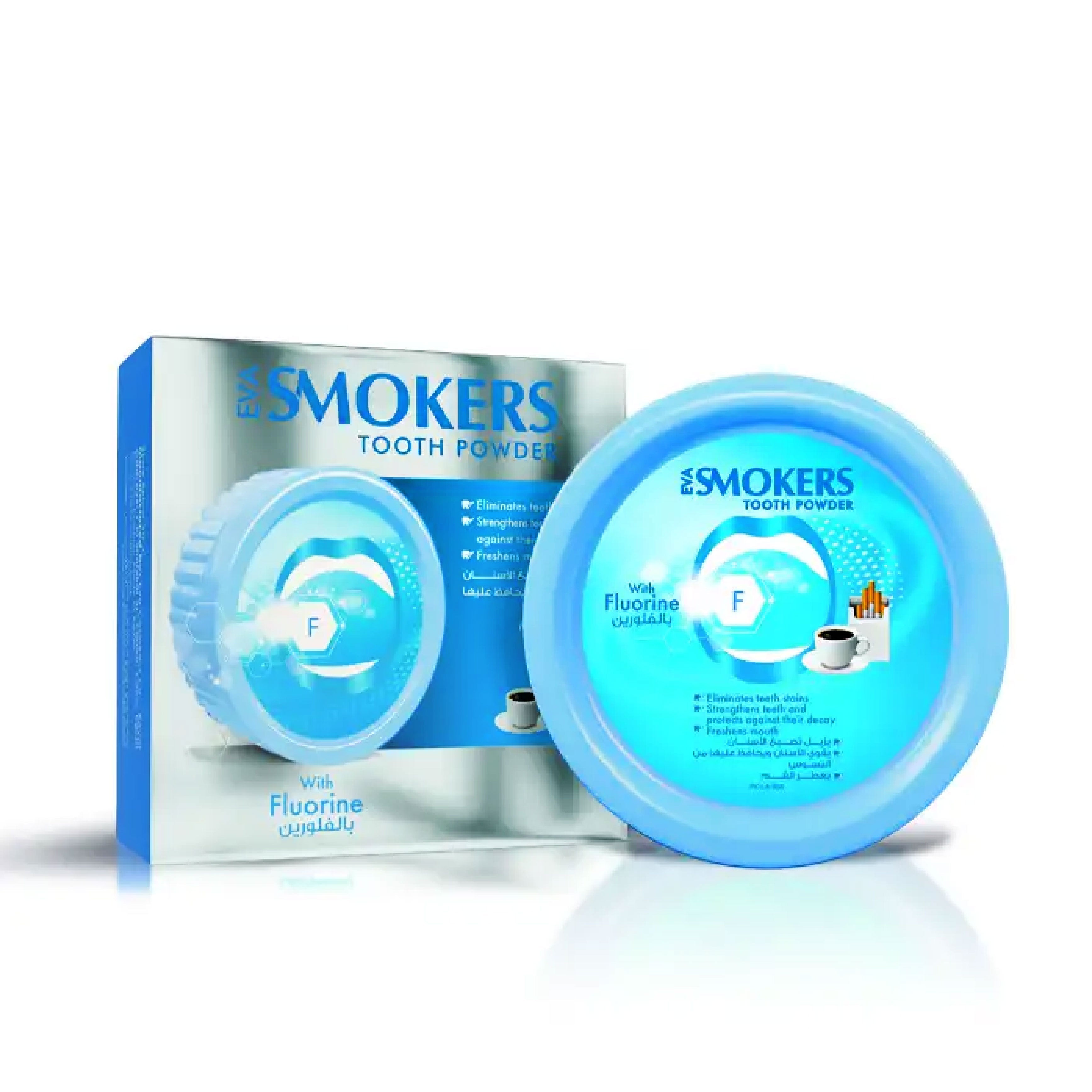 Eva Smokers Fluorine Tooth Powder - Tooth Powder