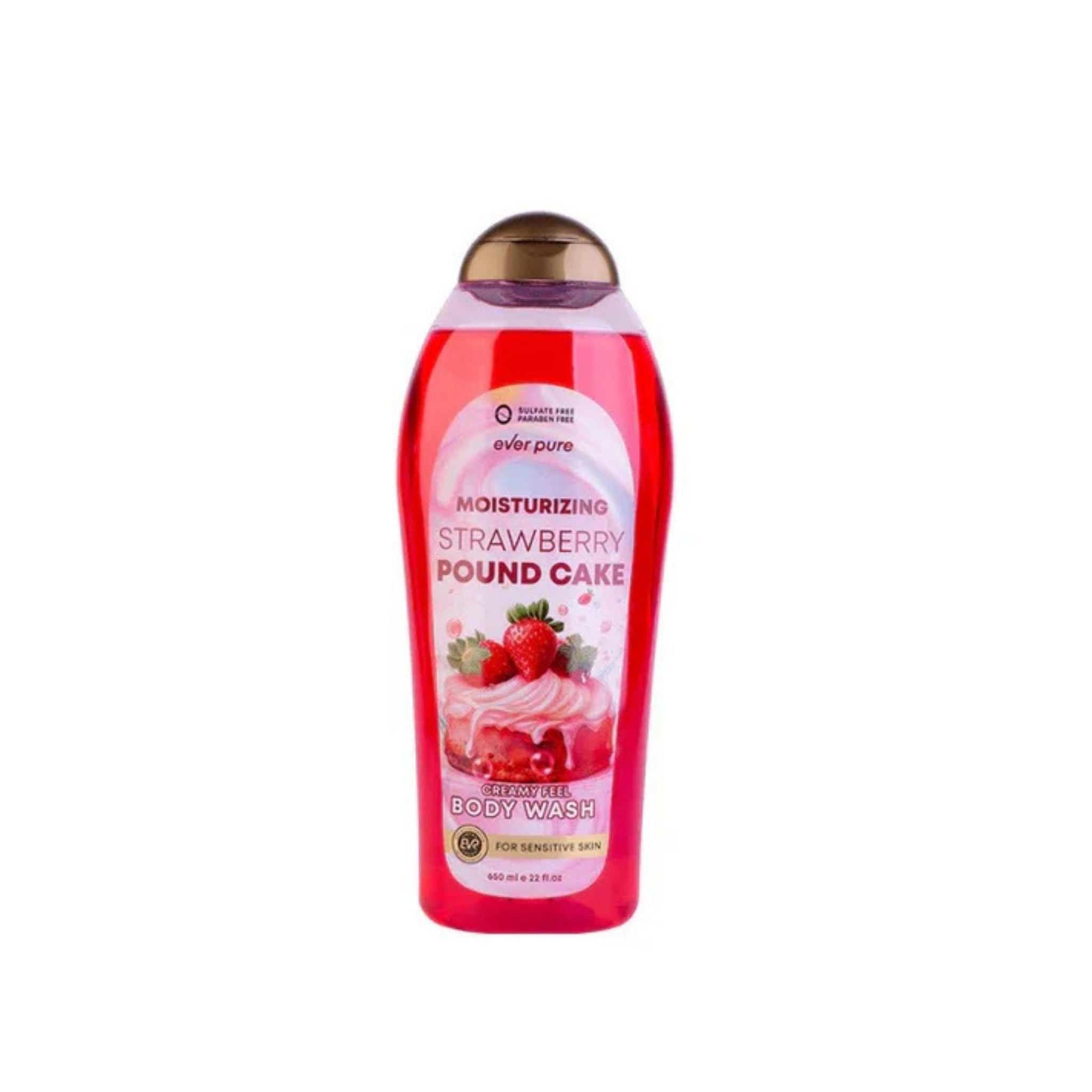 Ever Pure Moisturizing Strawberry Pound Cake Body Wash - Body Wash