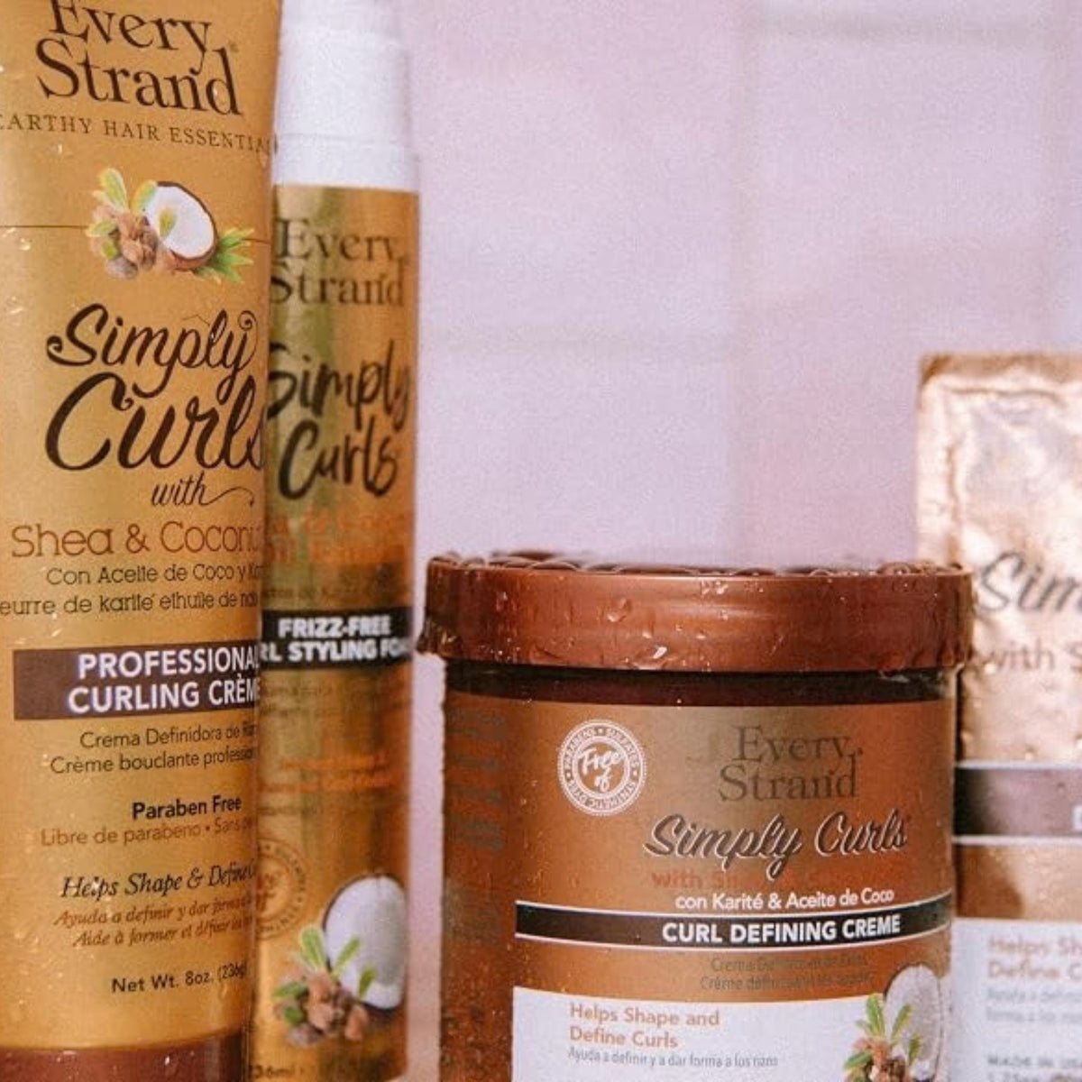 Every Strand Simply Curls Coconut Oil/Shea Curl Creme - Curl Cream
