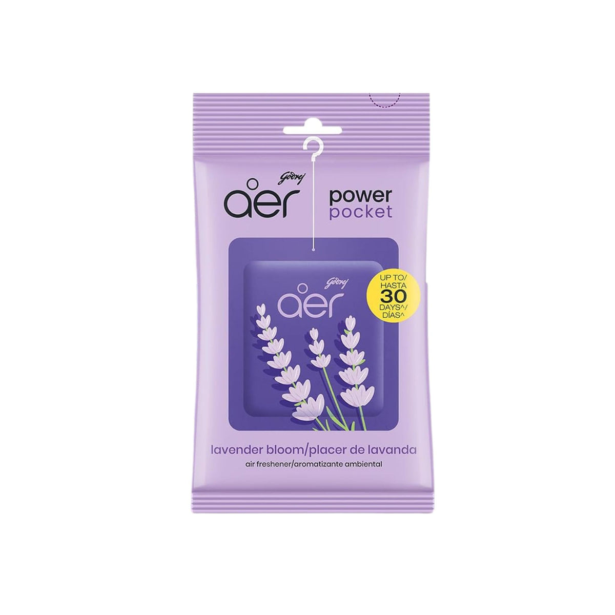 Godrej Aer Power Pocket Bathroom Fragrance - Lavender Bloom