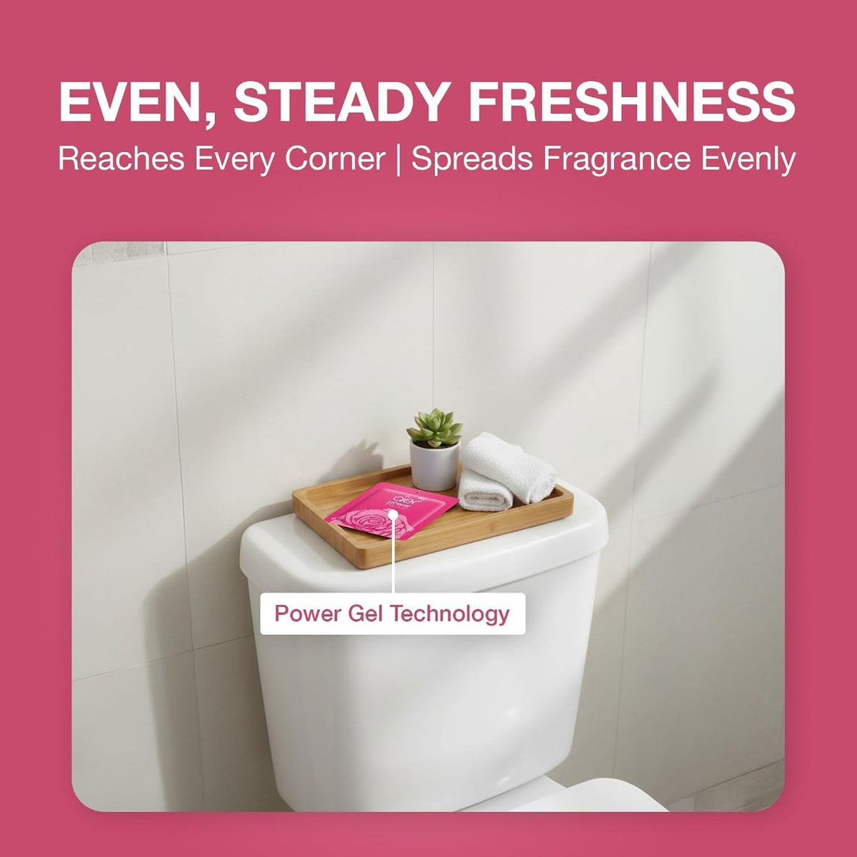 Godrej Aer Power Pocket Bathroom Fragrance - Rose Fresh Blossom