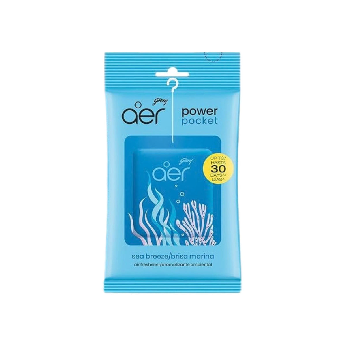 Godrej Aer Power Pocket Bathroom Fragrance - Sea Breeze