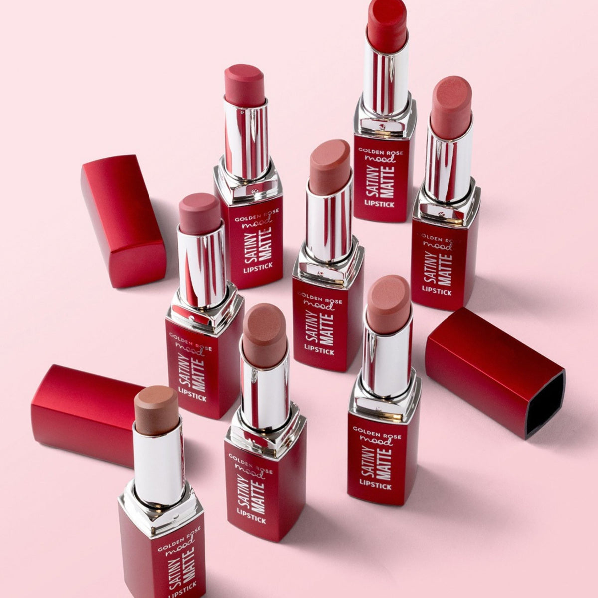 Golden Rose Mood Satiny Matte Lipstick