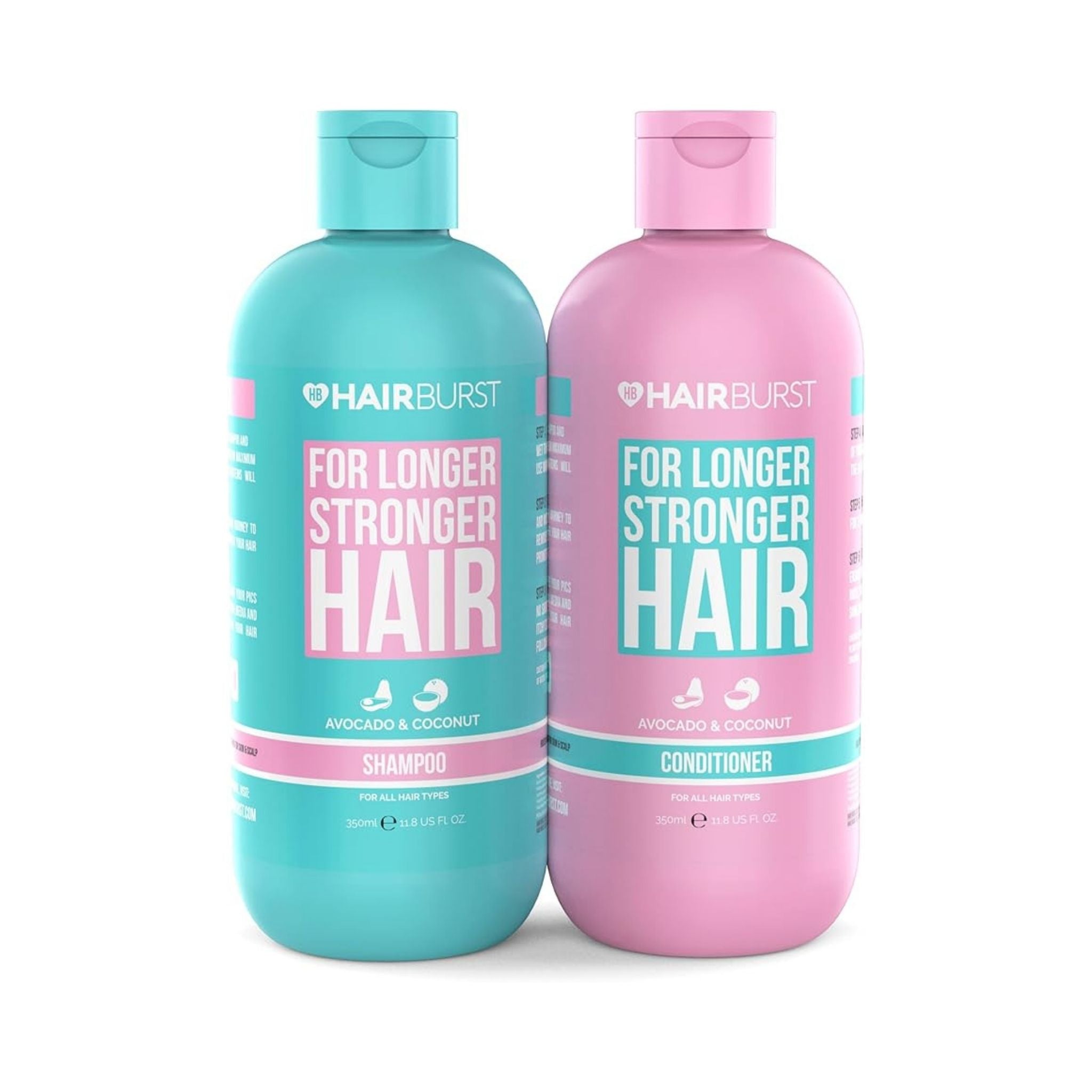 Hair Burst For Longer & Stronger Hair Shampoo & Conditioner - Hair Care Set