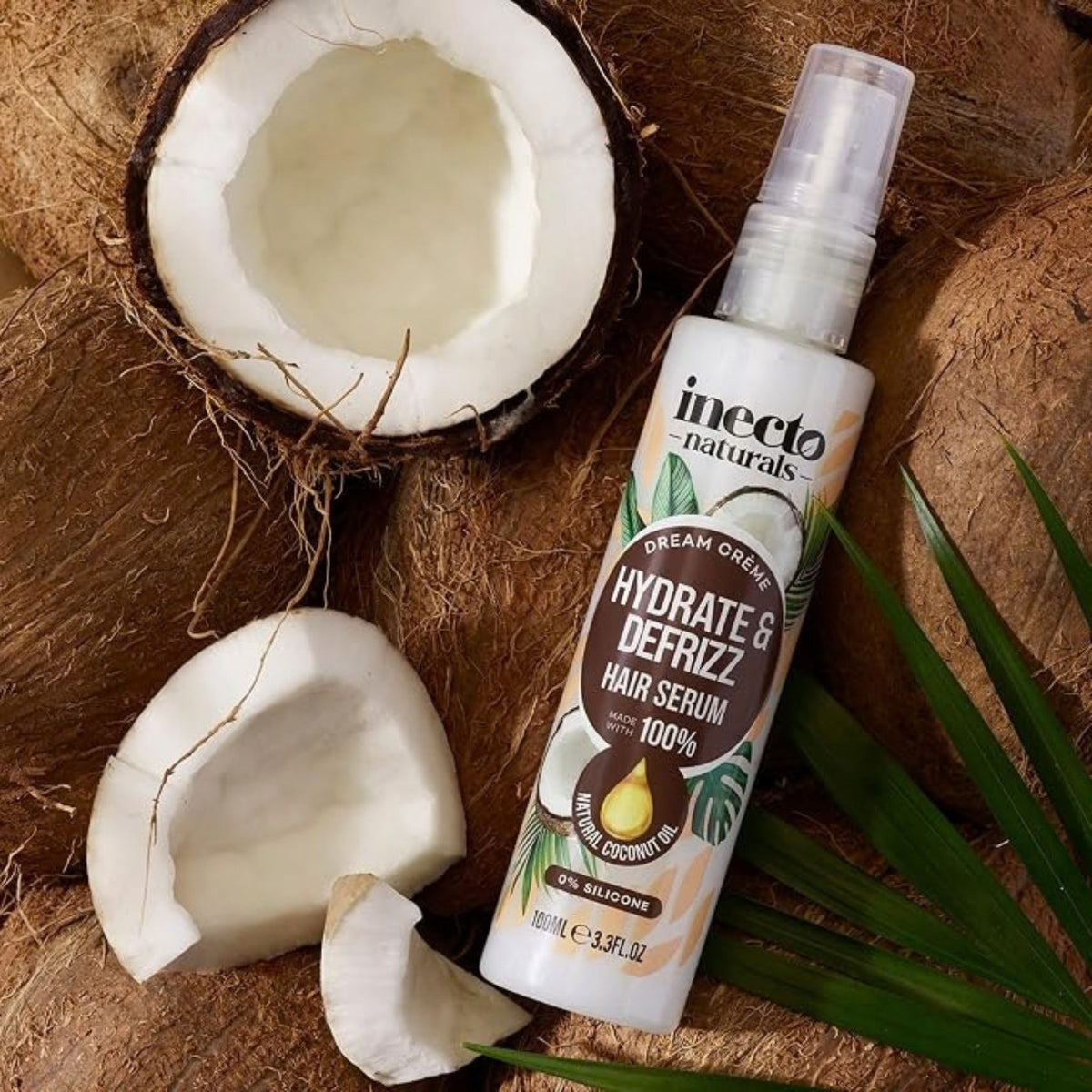 Inecto Naturals Hydrate & Defrizz Coconut Dream Crème - Hair Serum