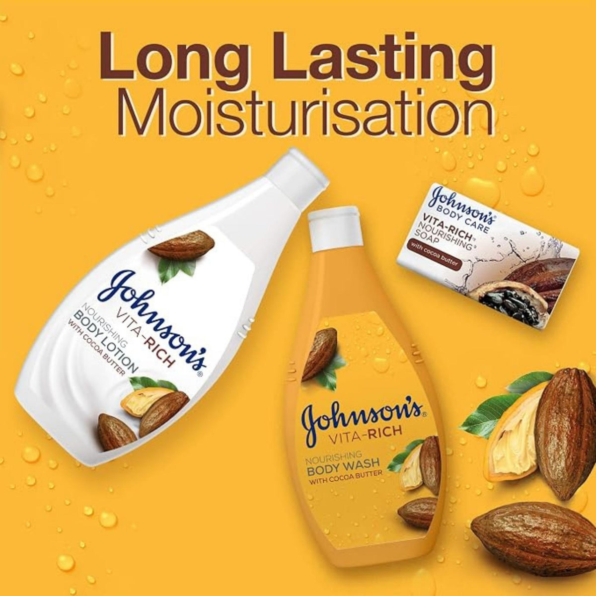 Johnsons Vita-Rich Coco Butter Nourishing Body Wash