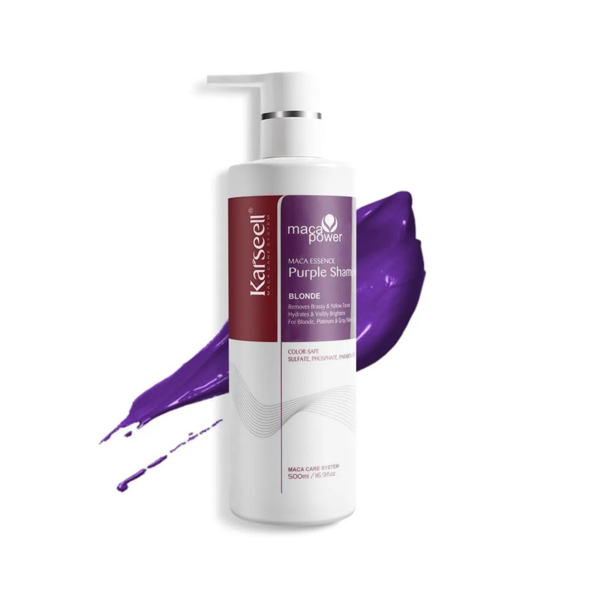 Karseell Maca Power Purple Shampoo Blonde - Purple Shampoo