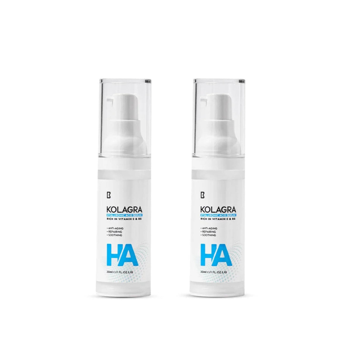 Kolagra Hyaluronic Acid Serum - 1+1 Offer