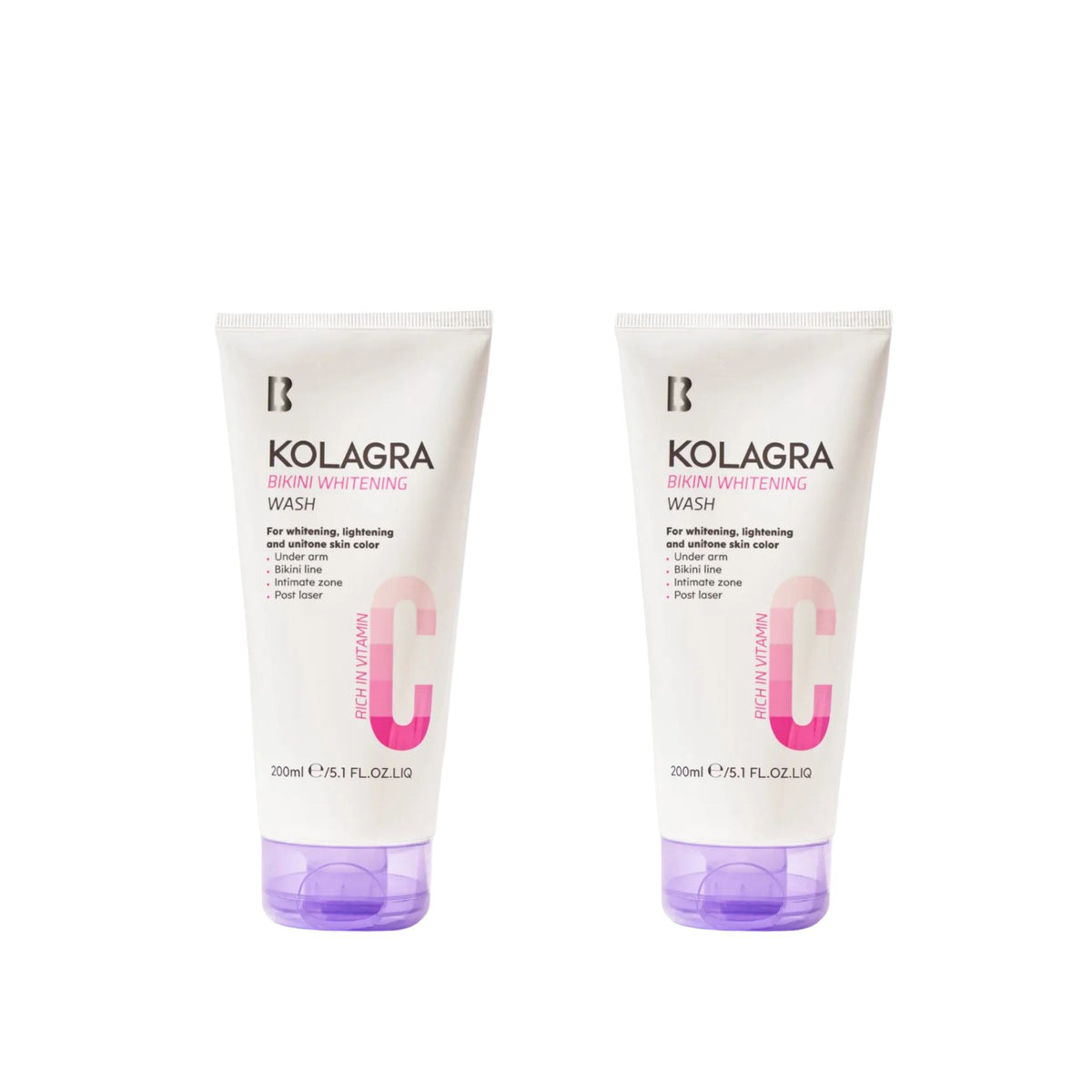 Kolagra Offer Bikini Whitening Wash (1+1)