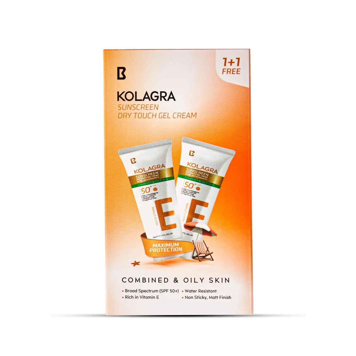 Kolagra Sunscreen Gel Cream - Offer