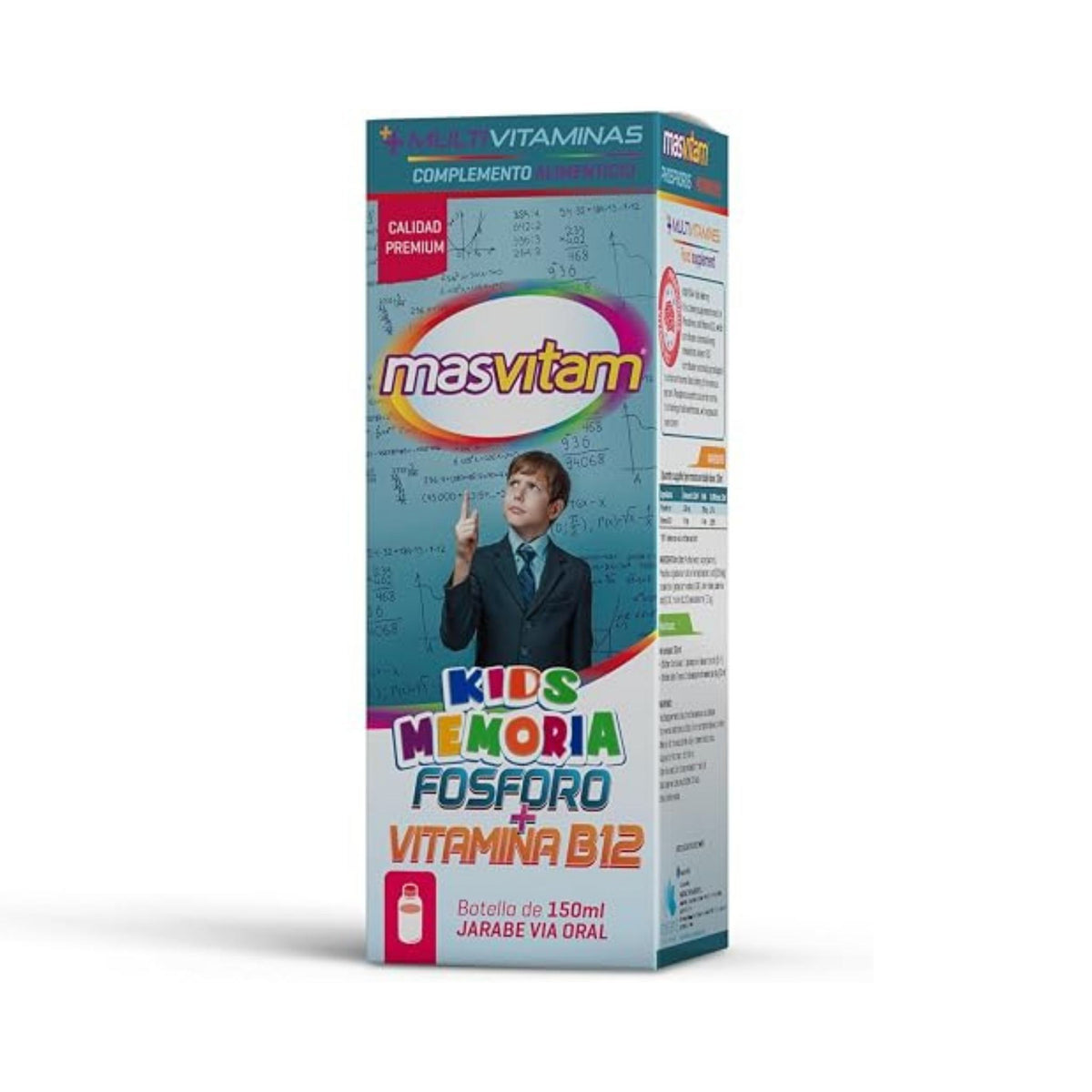 Masvitam Kids Memory Phosphorus + Vitamin B12 Syrup