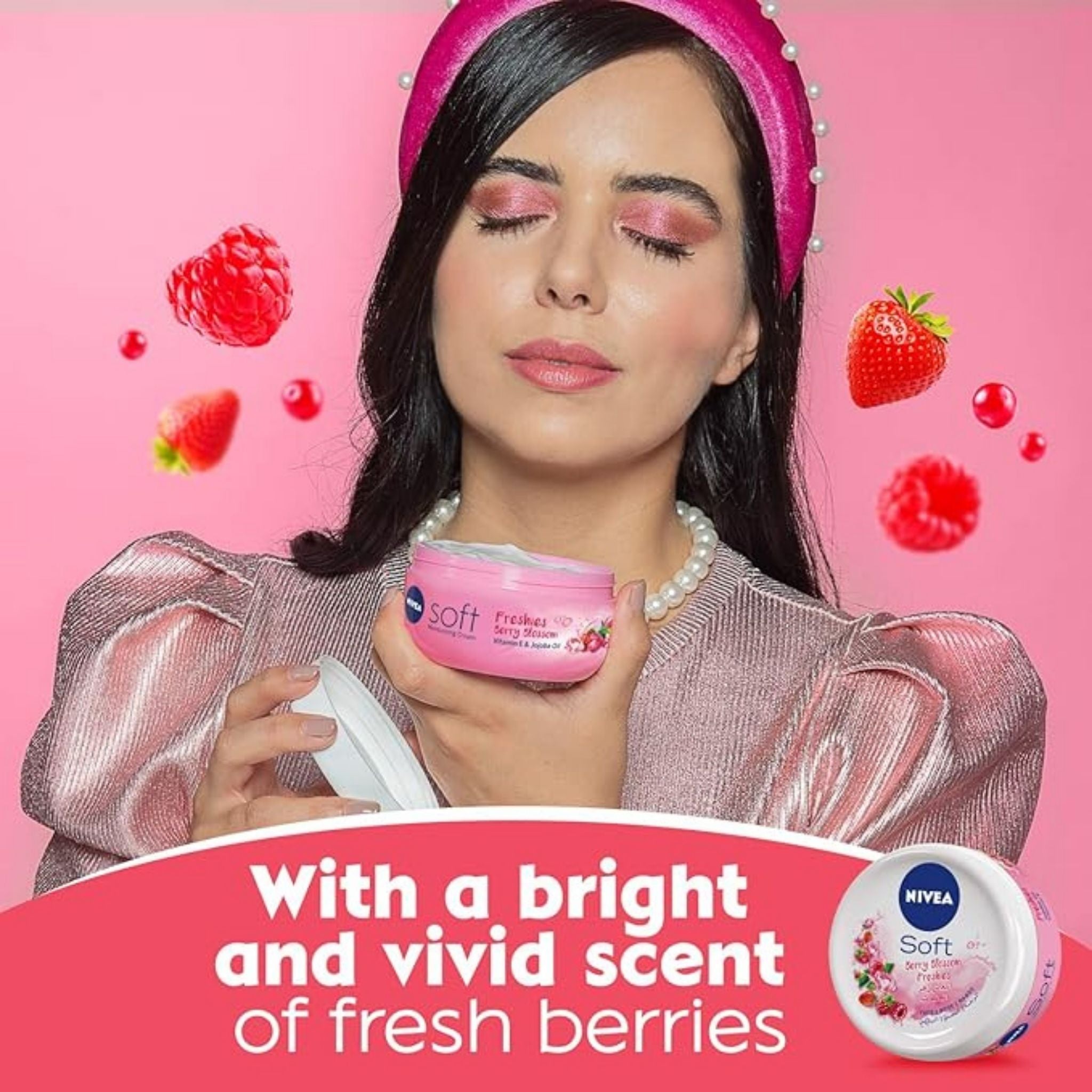 Nivea Soft Freshies Berry Blossom Cream - Moisturizing Cream