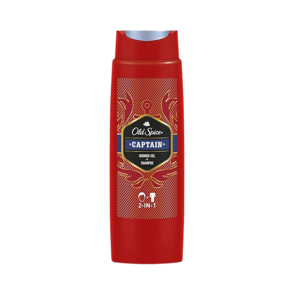 Old Spice Shampoo 3-in-1 Captain - Hair, Body & Face Wash