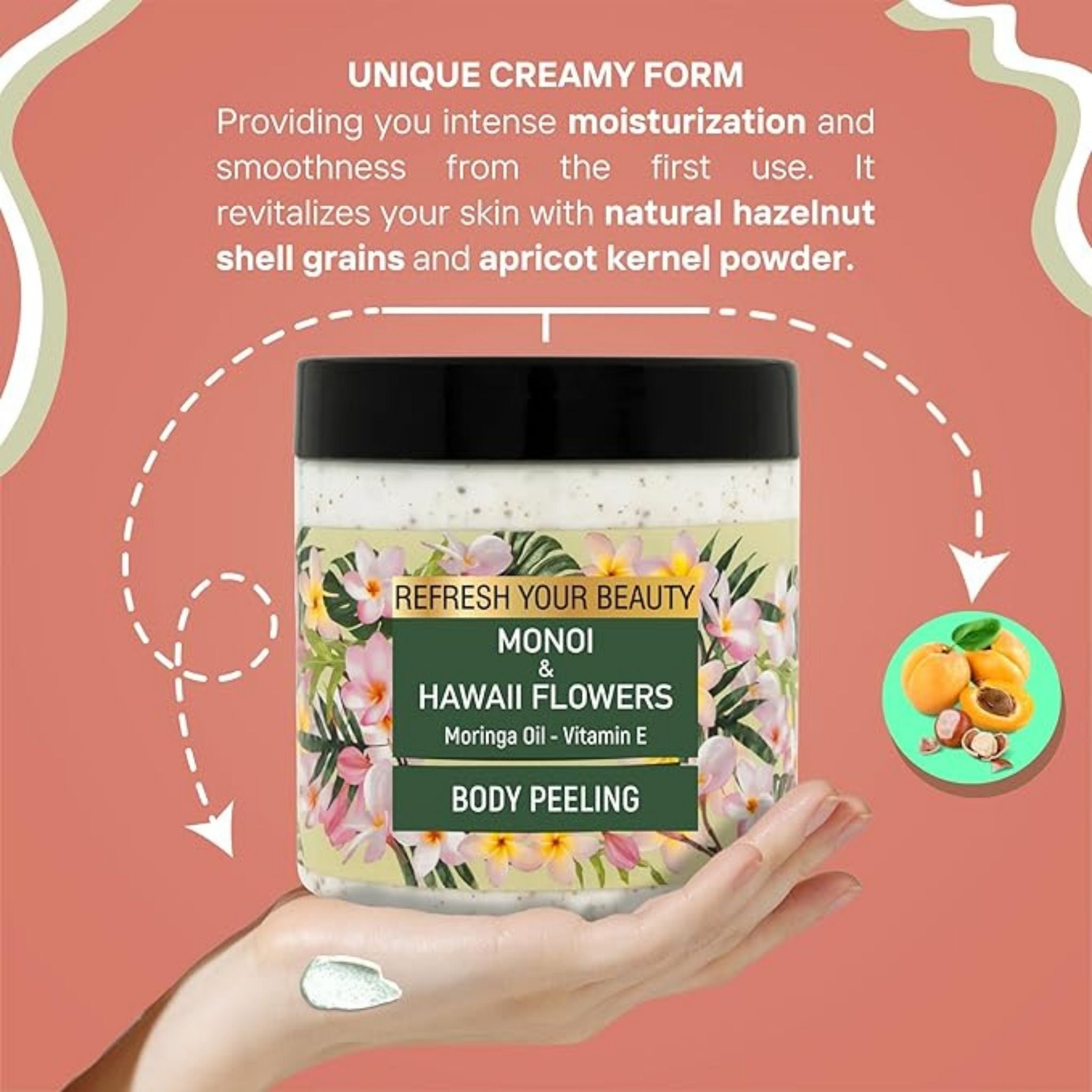 Oriense Body Scrub Monoi & Hawaii Flowers - Body Scrub