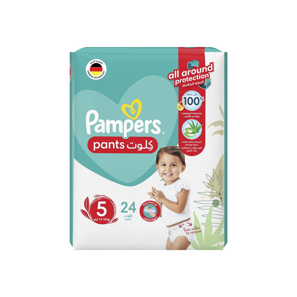 Pampers Pants With Olive Oil Size 5-24 Diapers