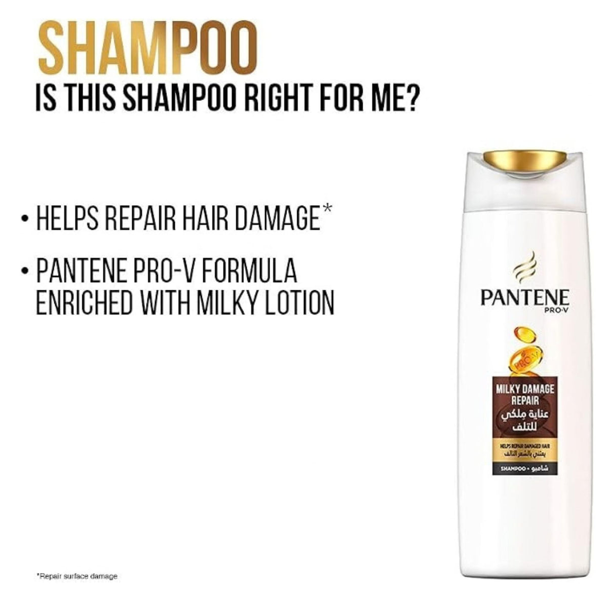 Pantene Milky Damage Repair Shampoo - Shampoo