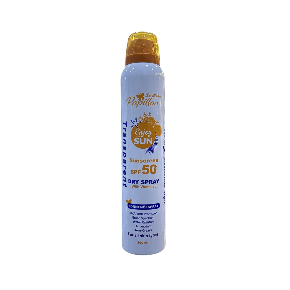 Papillon Aerosol Sunscreen SPF50+ - Sunscreen Spray