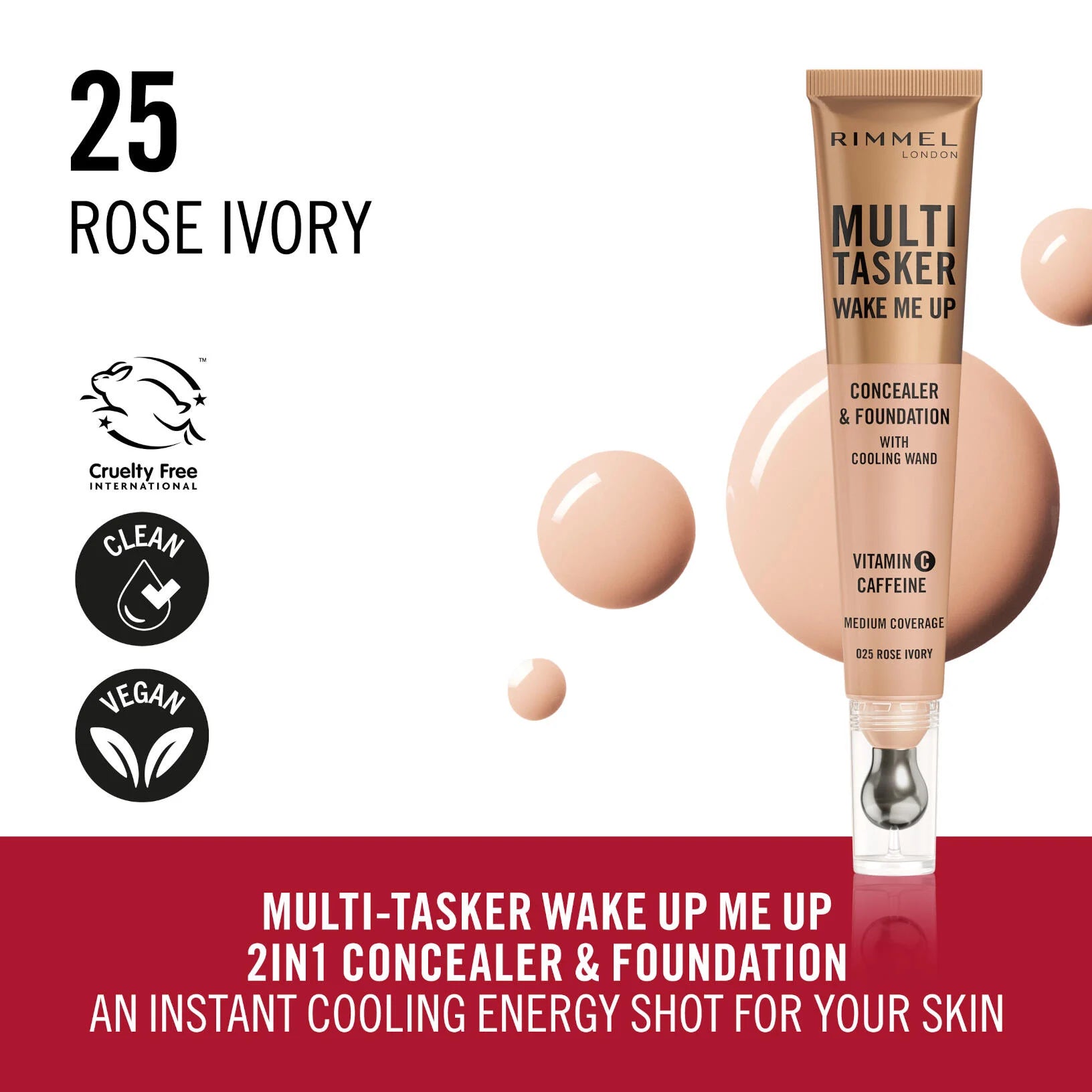Rimmel Multi-Tasker Wake Me Up Foundation & Concealer