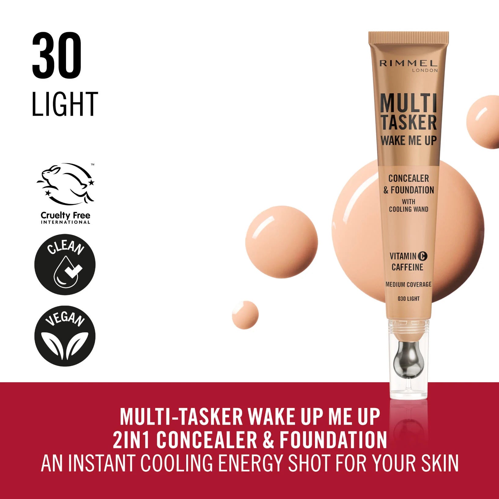 Rimmel Multi-Tasker Wake Me Up Foundation & Concealer