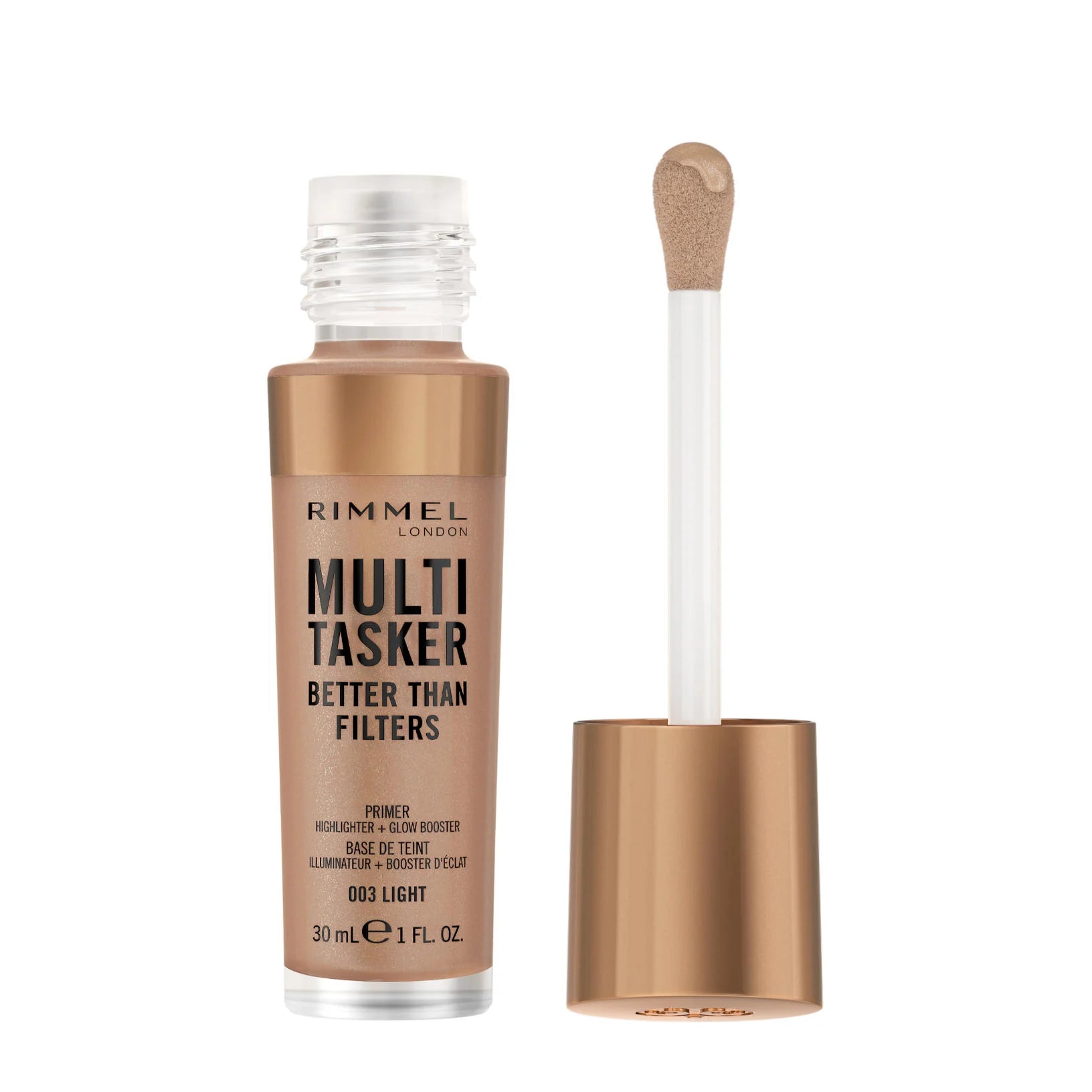 Rimmel Multi Tasker Better Than Filters - Rimmel Glow Booster, Highlighter & Anti Aging Primer