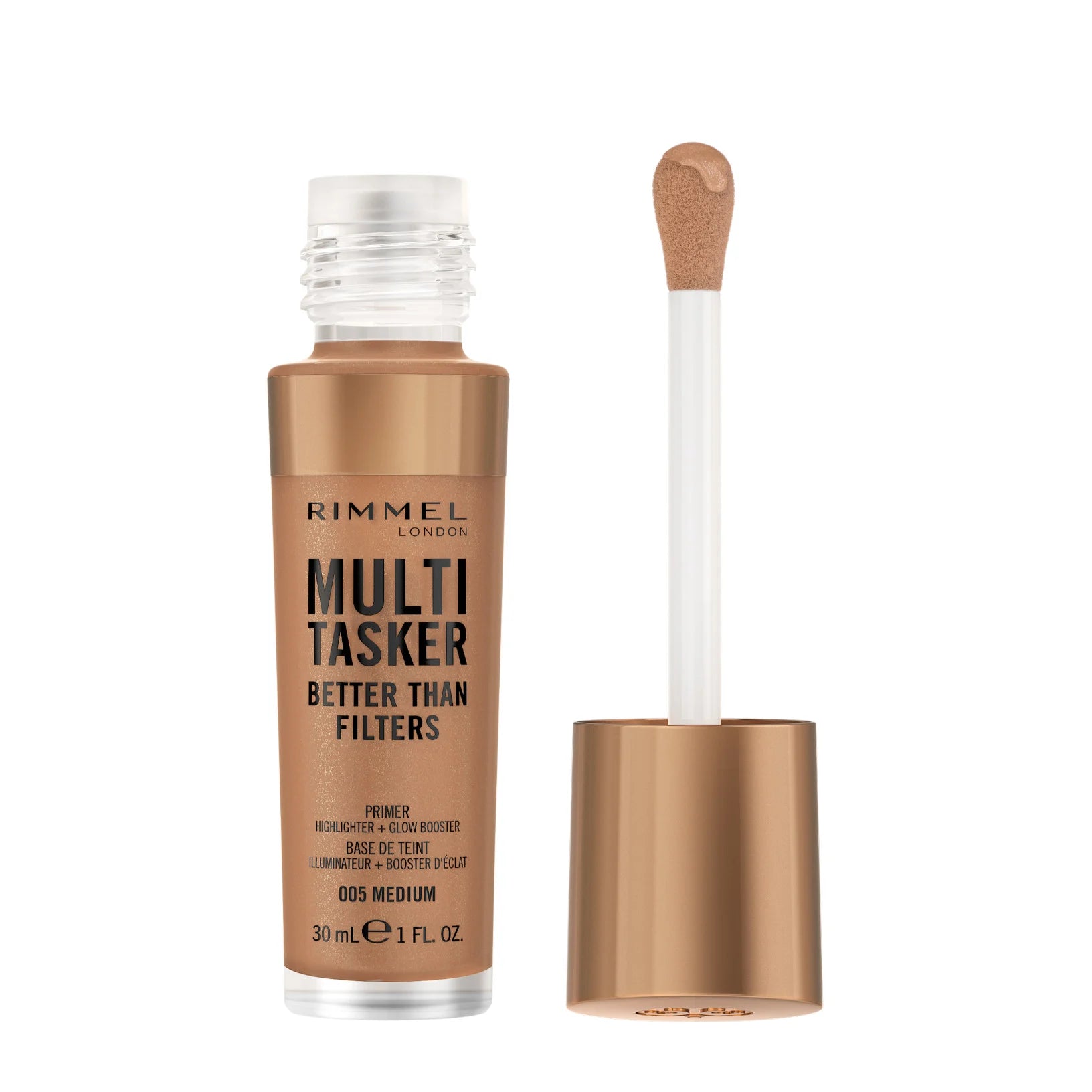 Rimmel Multi Tasker Better Than Filters - Rimmel Glow Booster, Highlighter & Anti Aging Primer
