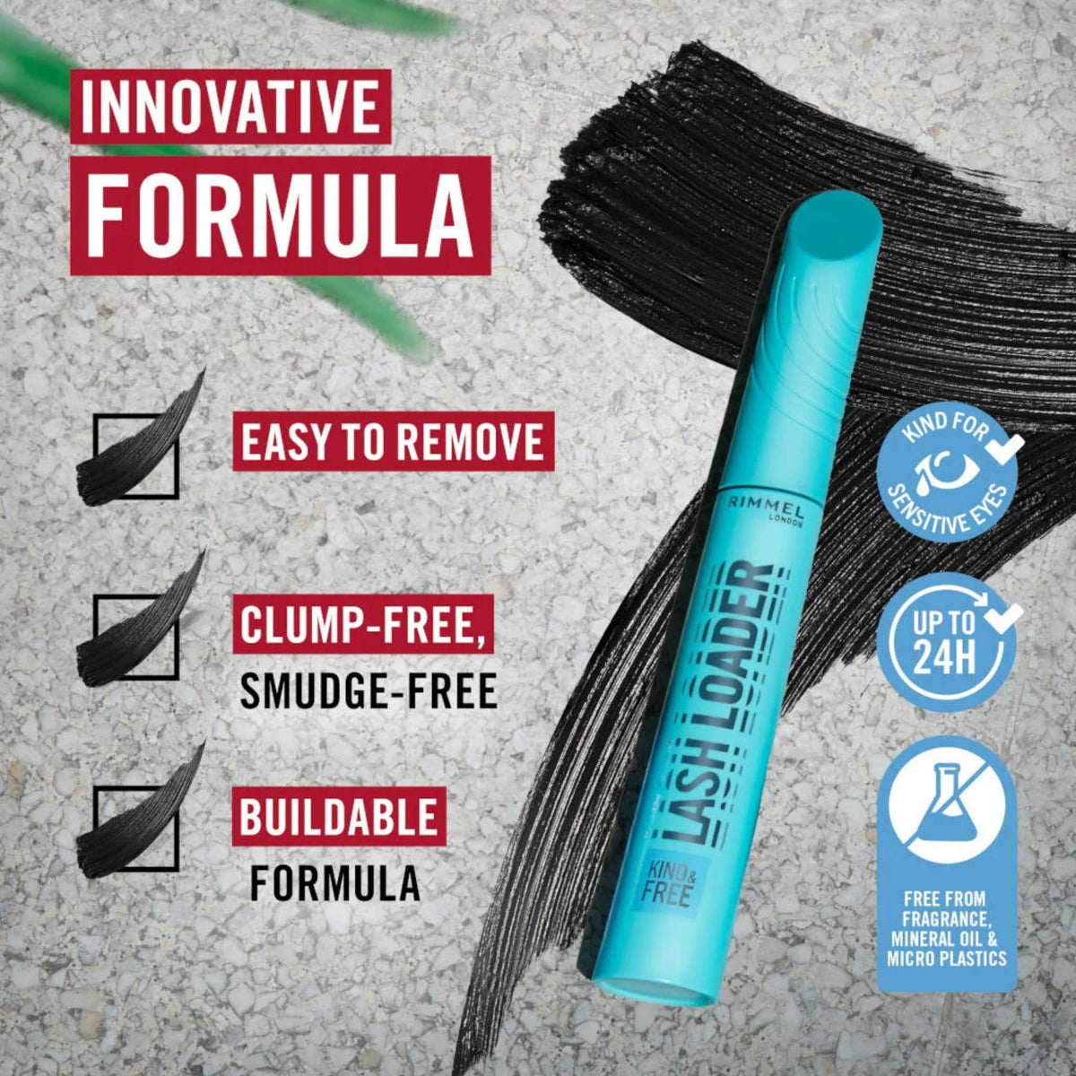 Rimmel London Lash Loader Mascara - 001 Black Noir