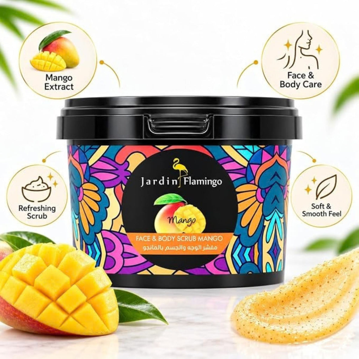 Jardin Flamingo Mango - Face and Body Scrub