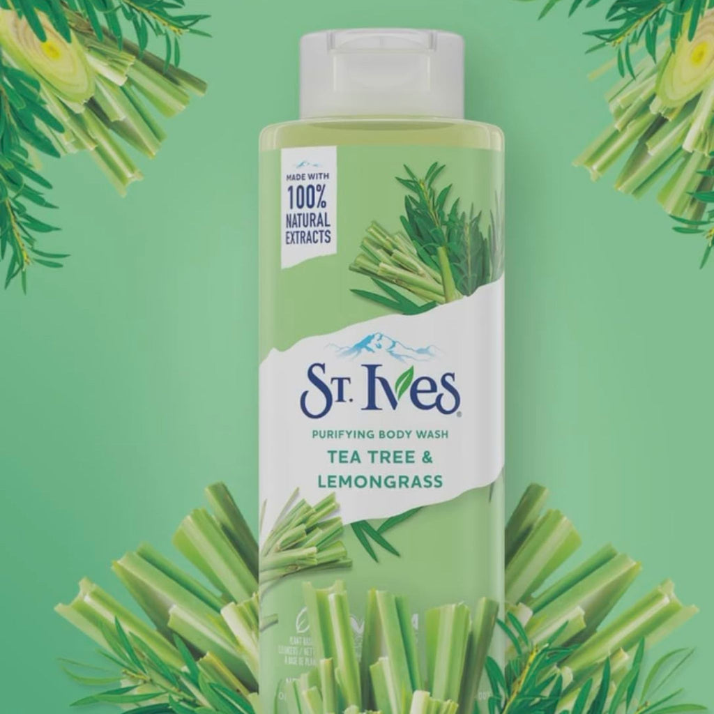 St. Ives Purifying Body Wash with Tea Tree & Lemongrass - Body Wash
