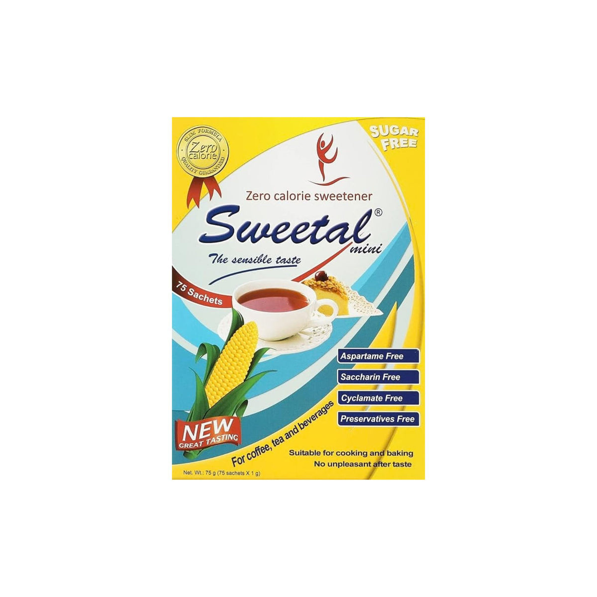 Sweetal Sugar-Free Sweetener - 75 Sachets