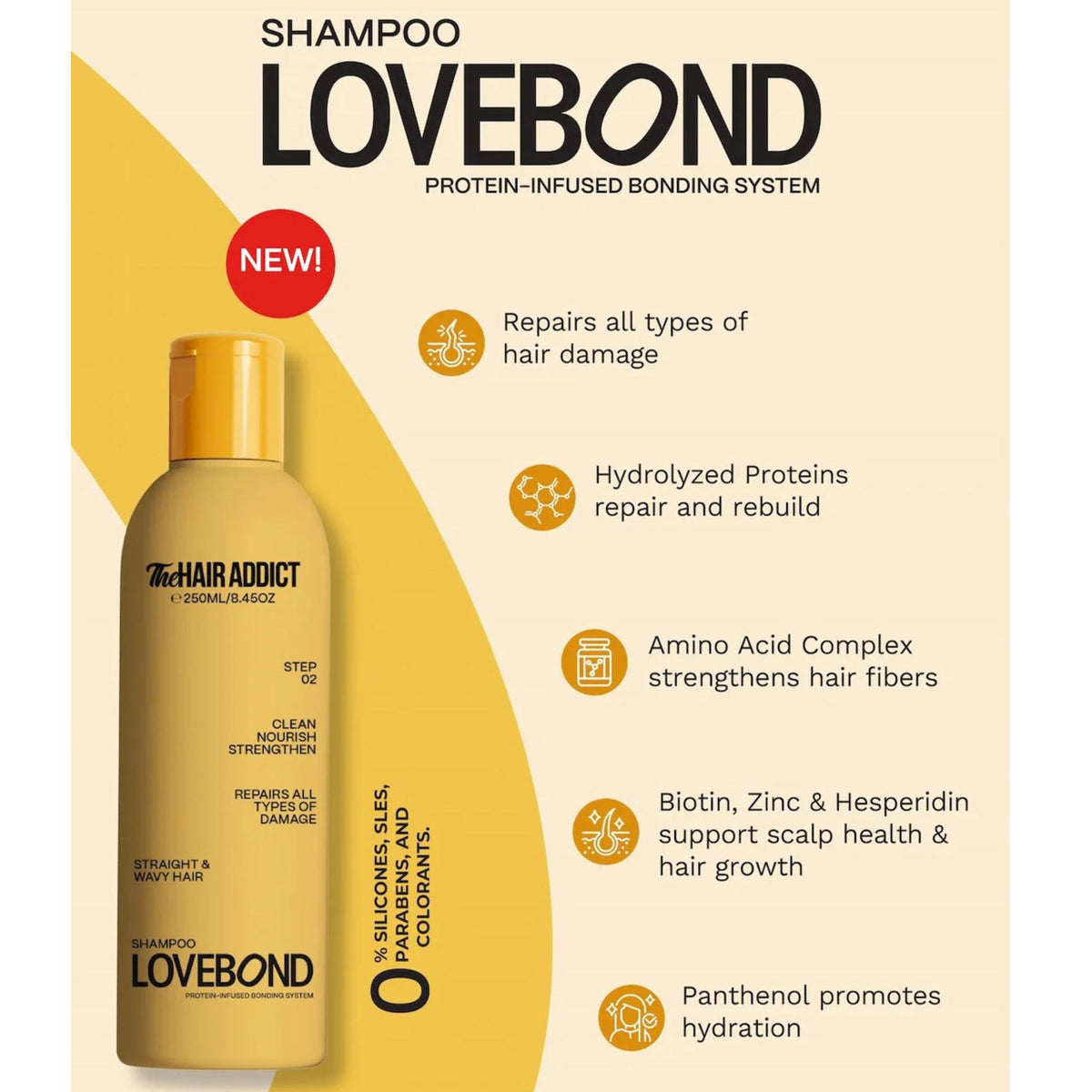The Hair Addict Love Bond Shampoo