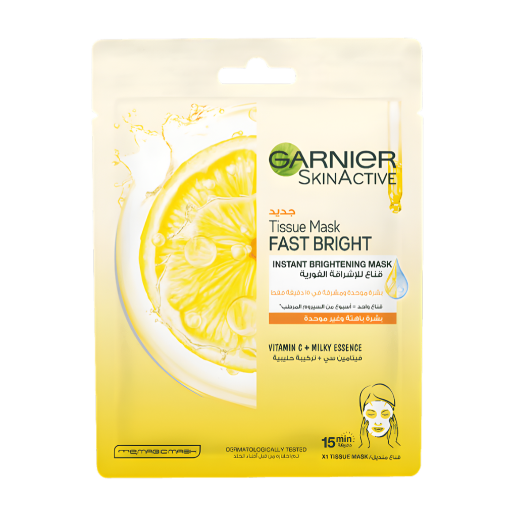 Garnier Skinactive Fast Bright Instant Brightening Tissue Mask