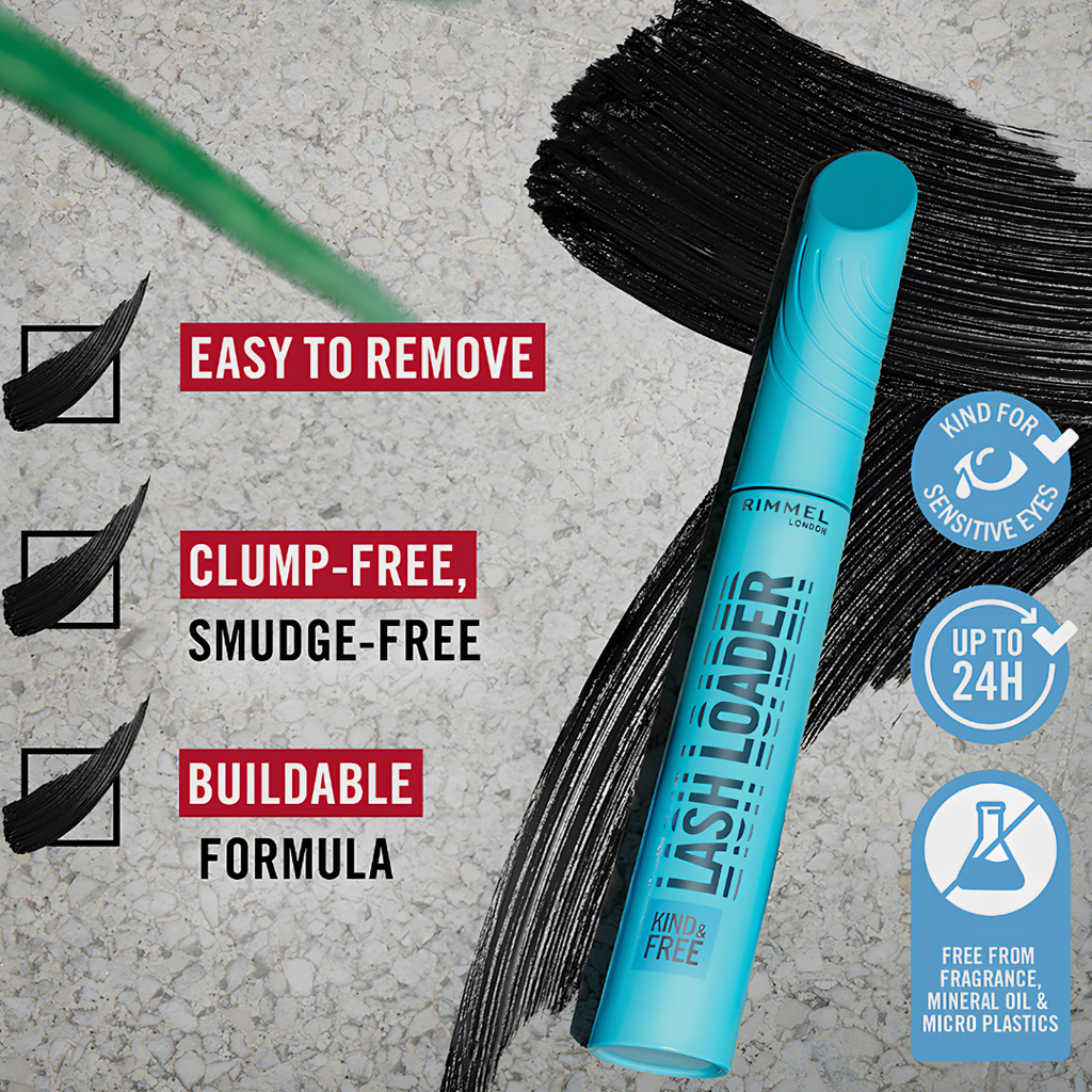 Rimmel London Lash Loader Mascara - 001 Black Noir