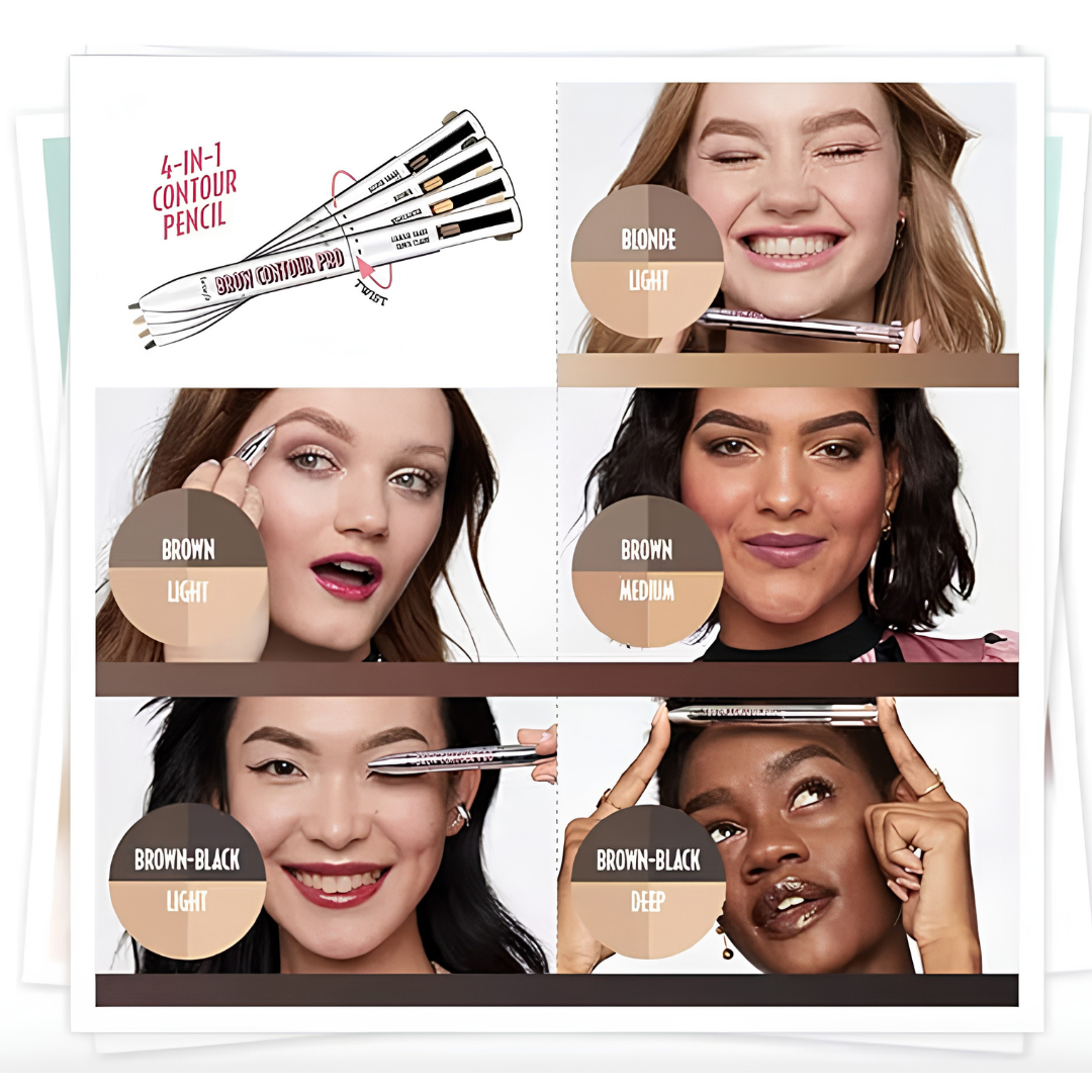 Benefit Brow Contour Pro 4-In-1 Highlight &amp; Define Pen - Multi-Shade Brow Defining Pen