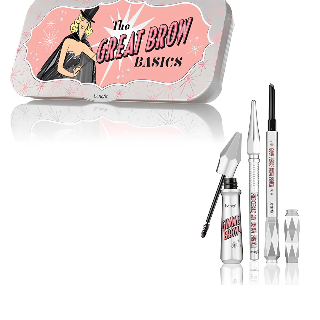 Benefit Great Brow Basics Kit - Eyebrow Pencil & Gel Set (Dark 4) Main image