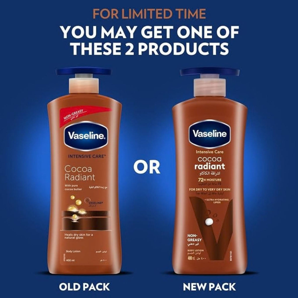 Vaseline Intensive Care Cocoa Radiant Body Lotion - 20% OFF
