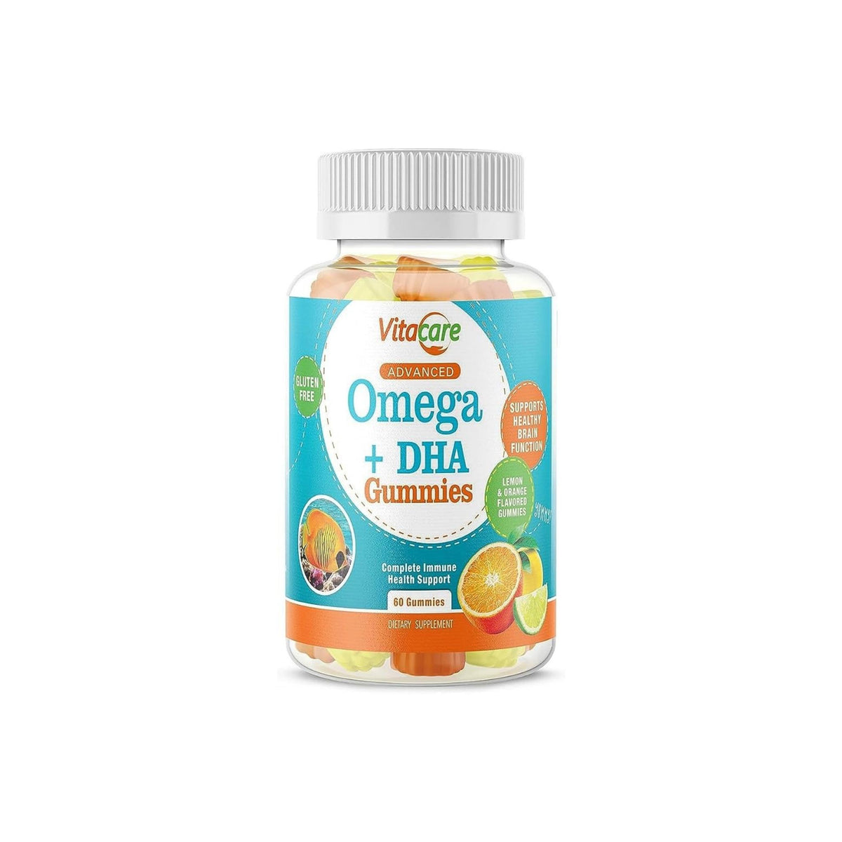 VitaCare Omega+DHA Gummies - Dietary Supplement