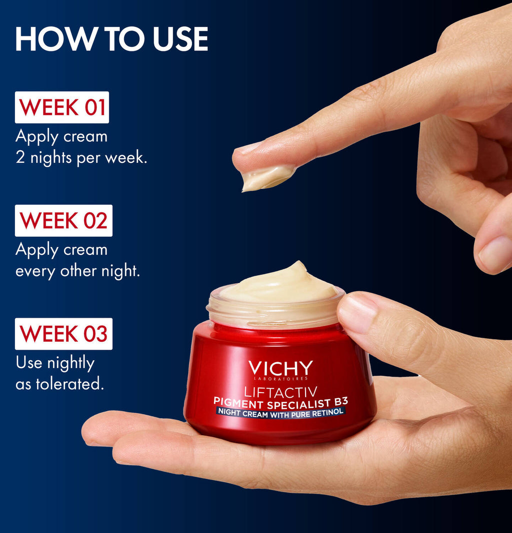 Vichy Liftactiv B3 Tone Correcting Night Cream With Pure Retinol