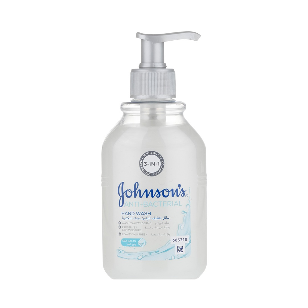 Johnsons Antibacterial Sea Salts Liquid Hand Soap