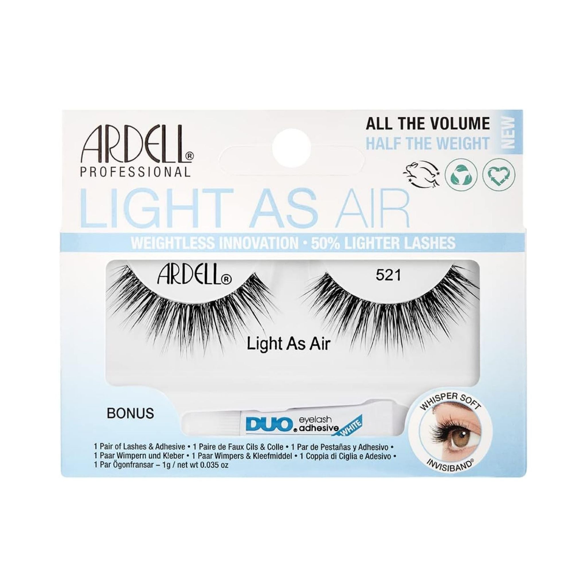 Ardell Light as Air Lash - 521 - False Lashes & Glue