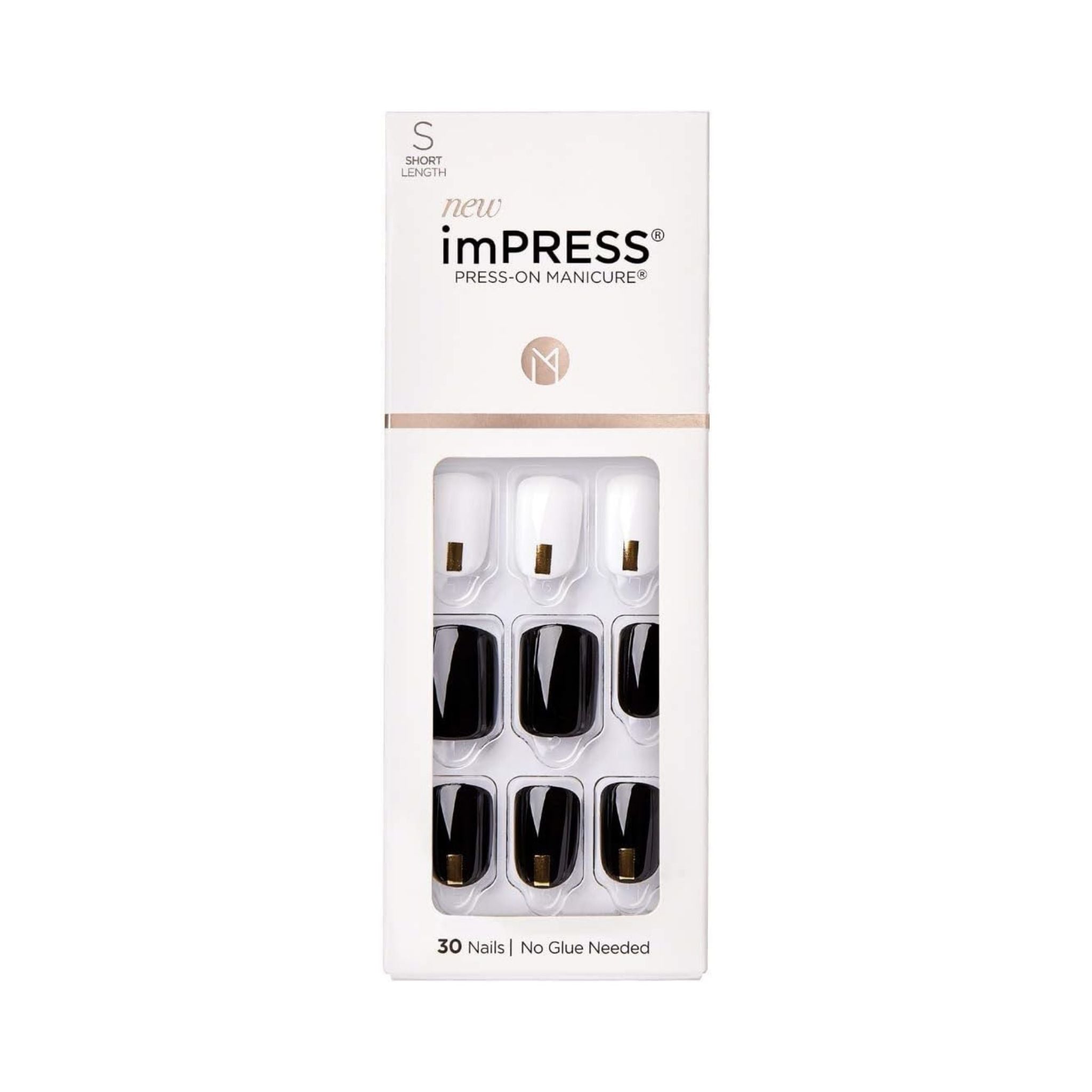 Kiss imPRESS Press-On Nails Midnight Drive 30 Nails - Nail Tools & Accessories Main image