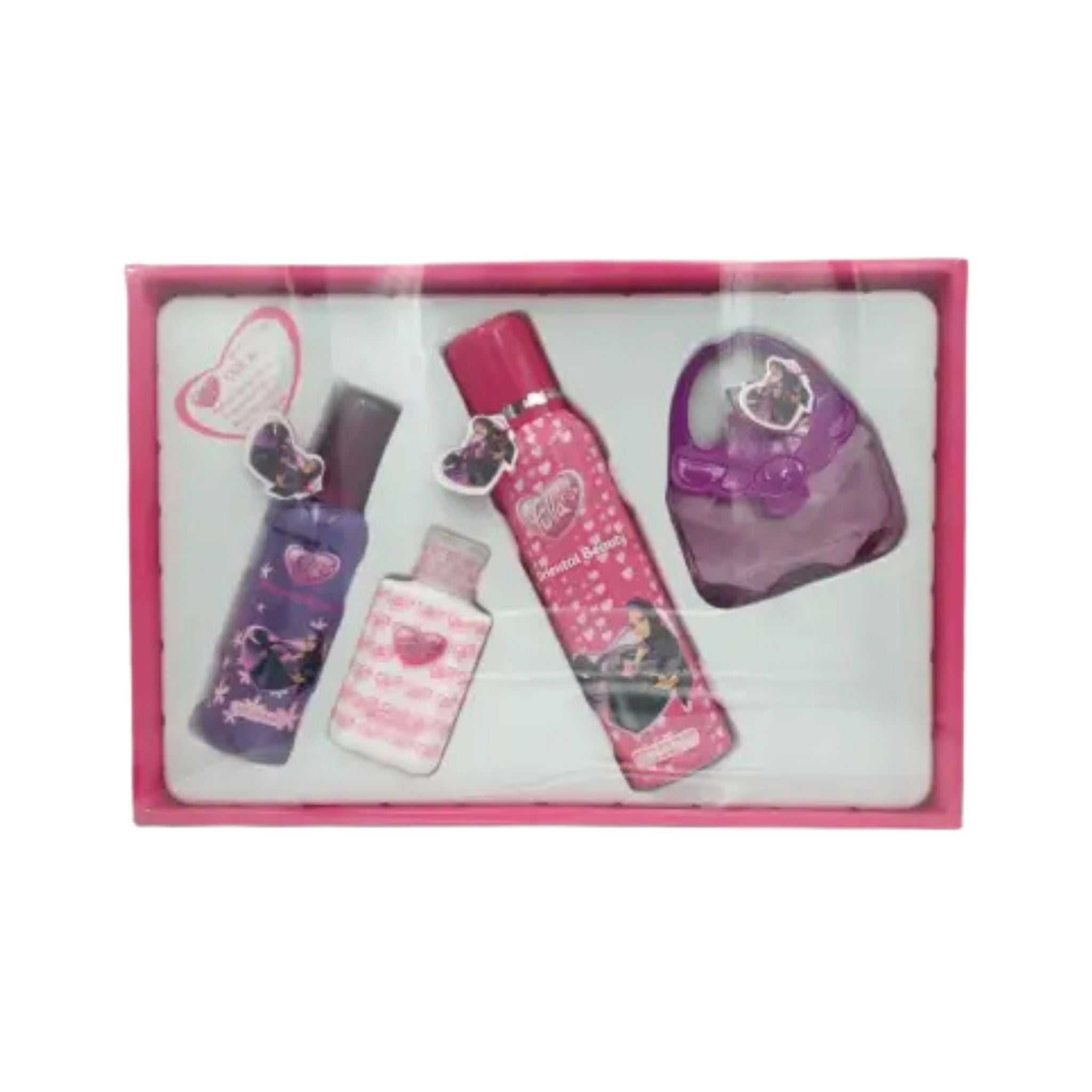 Fulla Happy Girl Perfume Gift Set - Perfume 50ml + Perfume Spray 150ml + Body Lotion 60ml + Bodt Mist 100ml
