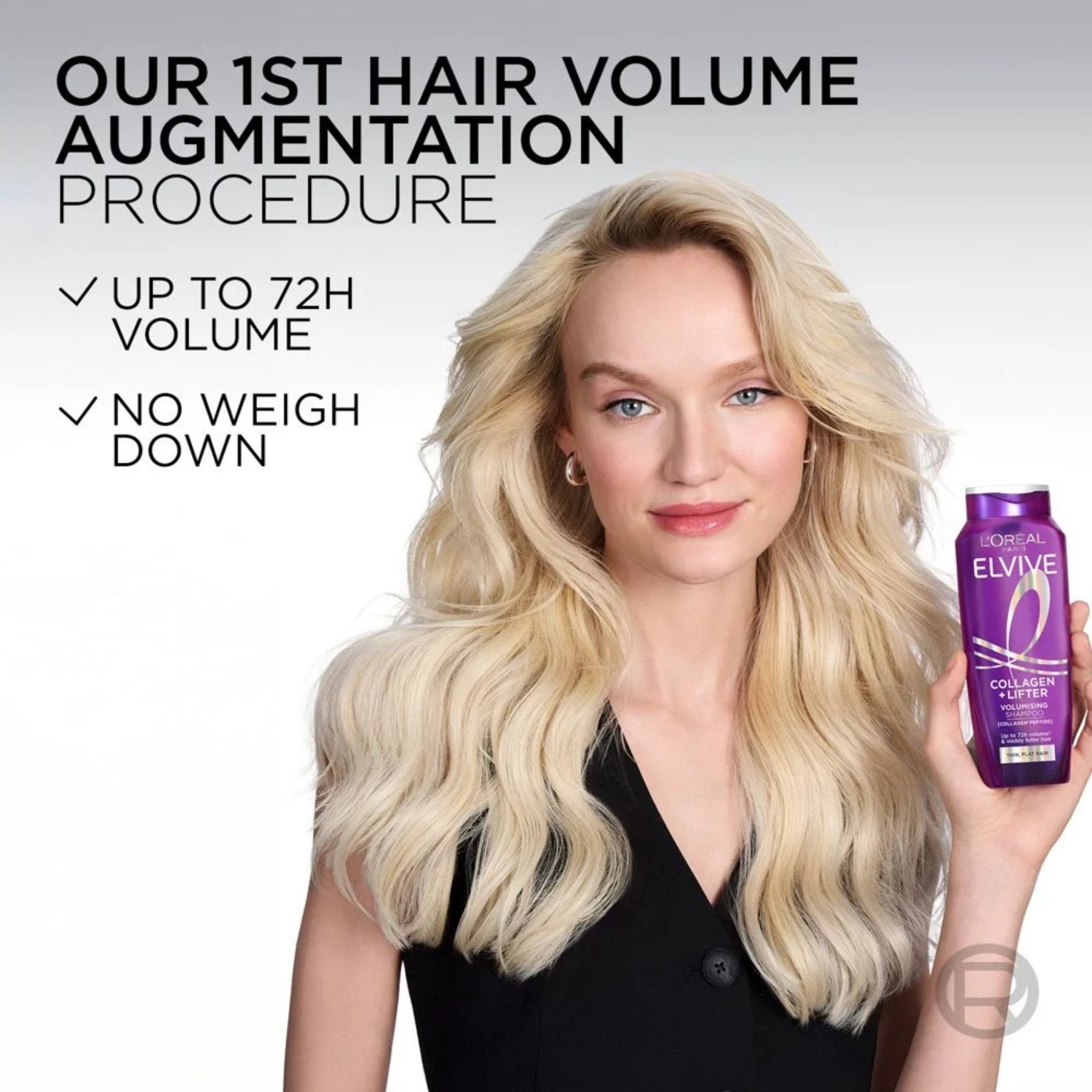 L’Oreal Paris Elvive Collagen Lifter Volumising Shampoo For Thin and Flat Hair - Shampoo