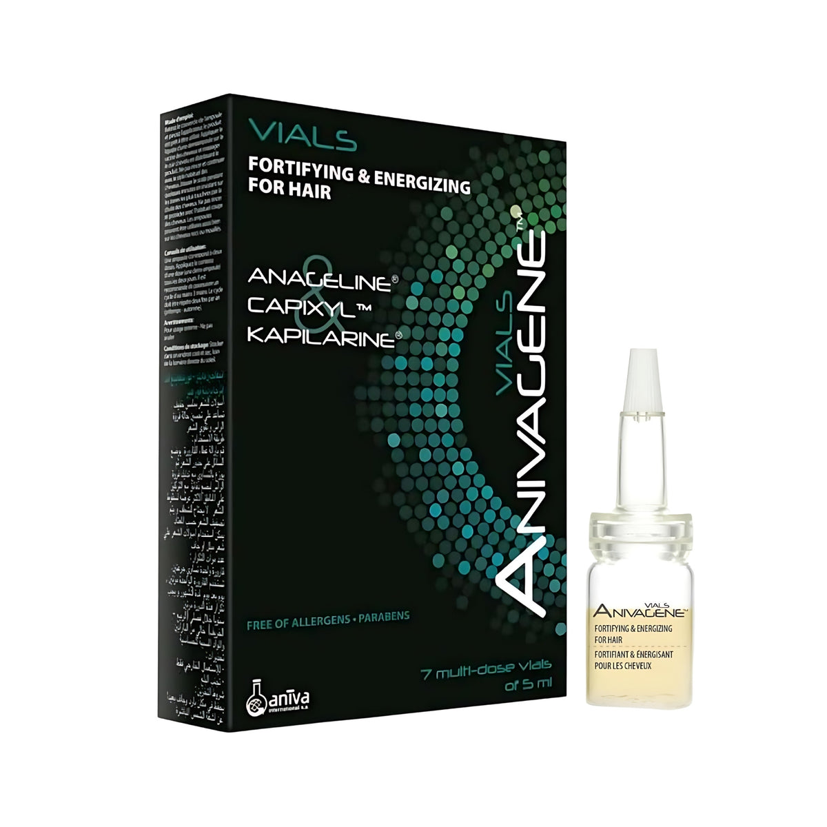 Anivagene Vials Fortifying & Energizing Ampoules - (7 vials × 5 ml)