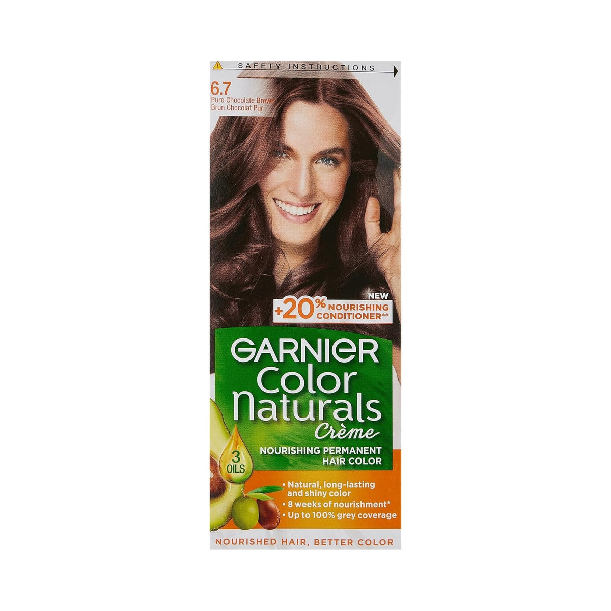 Garnier Color Naturals Shade No. 6.7 Pure Chocolate Brown 20% OFF