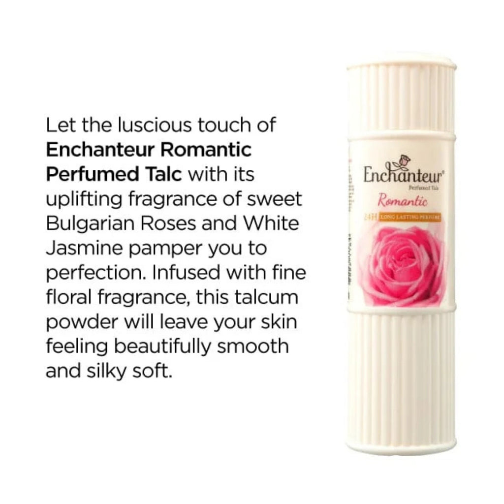 Enchanteur Romantic Perfumed Talcum Powder - Baby Powder