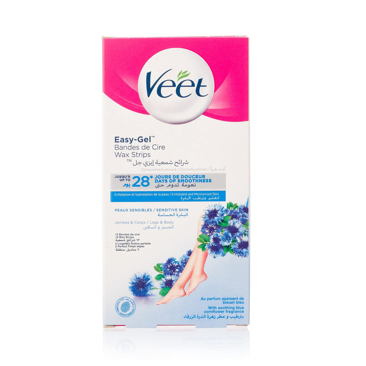 Veet Cold Wax Strips for Sensitive Skin - Hair Removal Creams, Wax & Depilatories