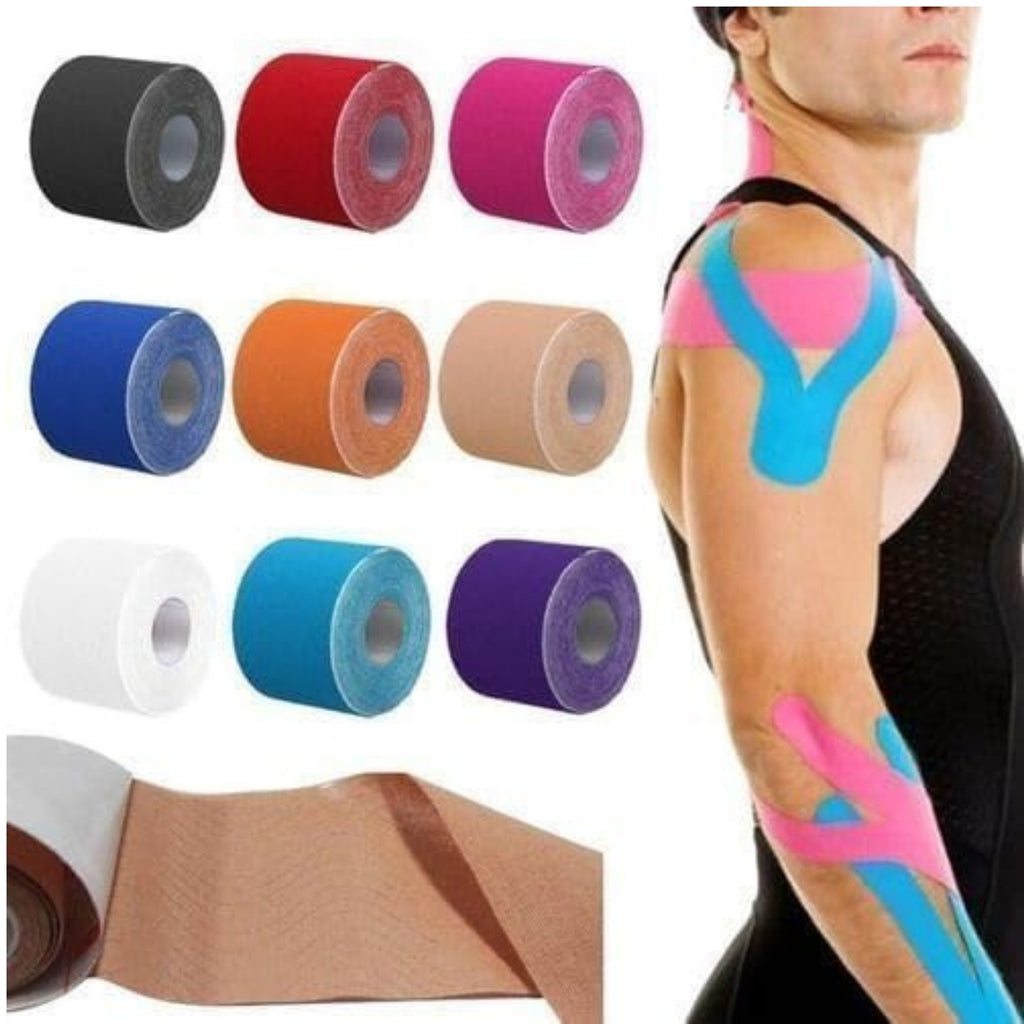 Superb Care 5*5 + Superb Care 5*1/2 Superb Care Athletic Kinesiology Muscle Support Tape Pack